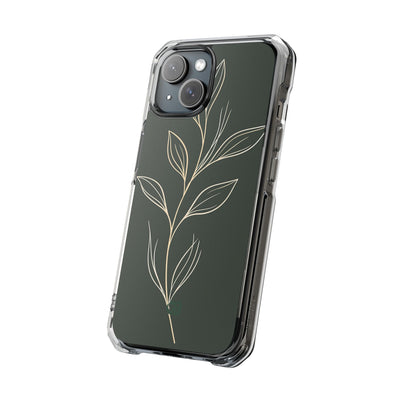Green Impact MagSafe Phone Case for iPhone - Deep Moss Willow
