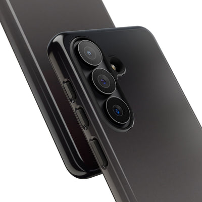 Grey Tough Phone Case for Samsung - Obsidian Ash Fade