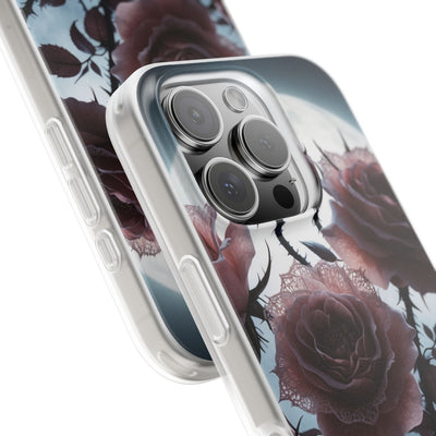 Lunar Lace Petals · Soft Coque de téléphone pour iPhone