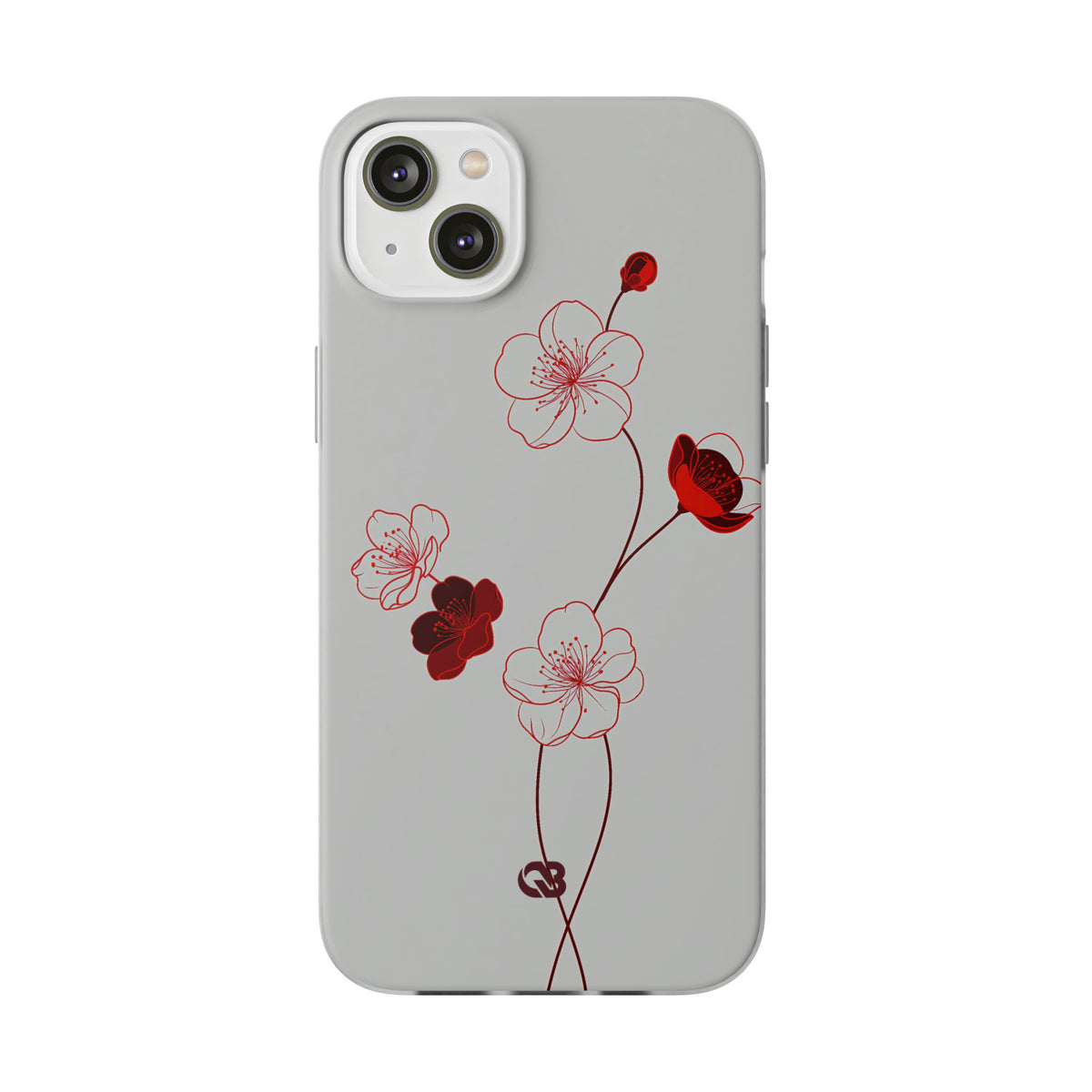 Crimson Sakura Blossom · Lite Phone Case for iPhone ·  Red