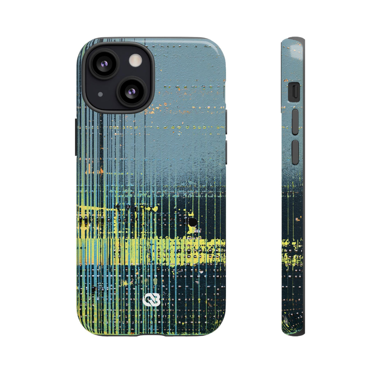 Acid Raster Circuit · Tough Phone Case for iPhone · Teal