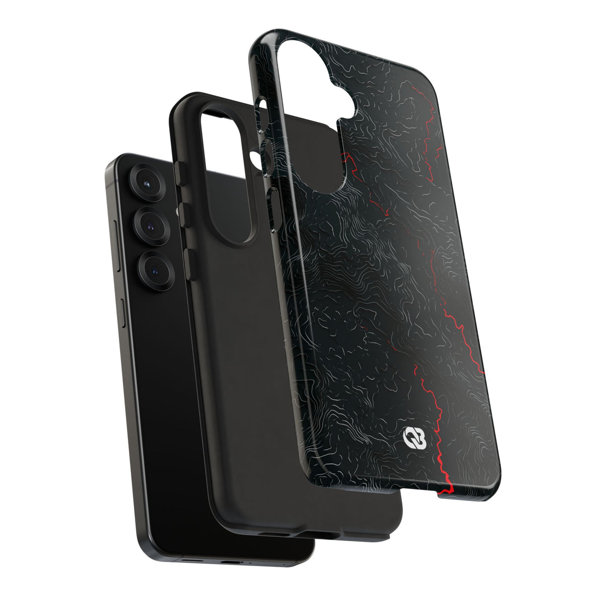 Crimson Rift · Tough Phone Case for Samsung · Black