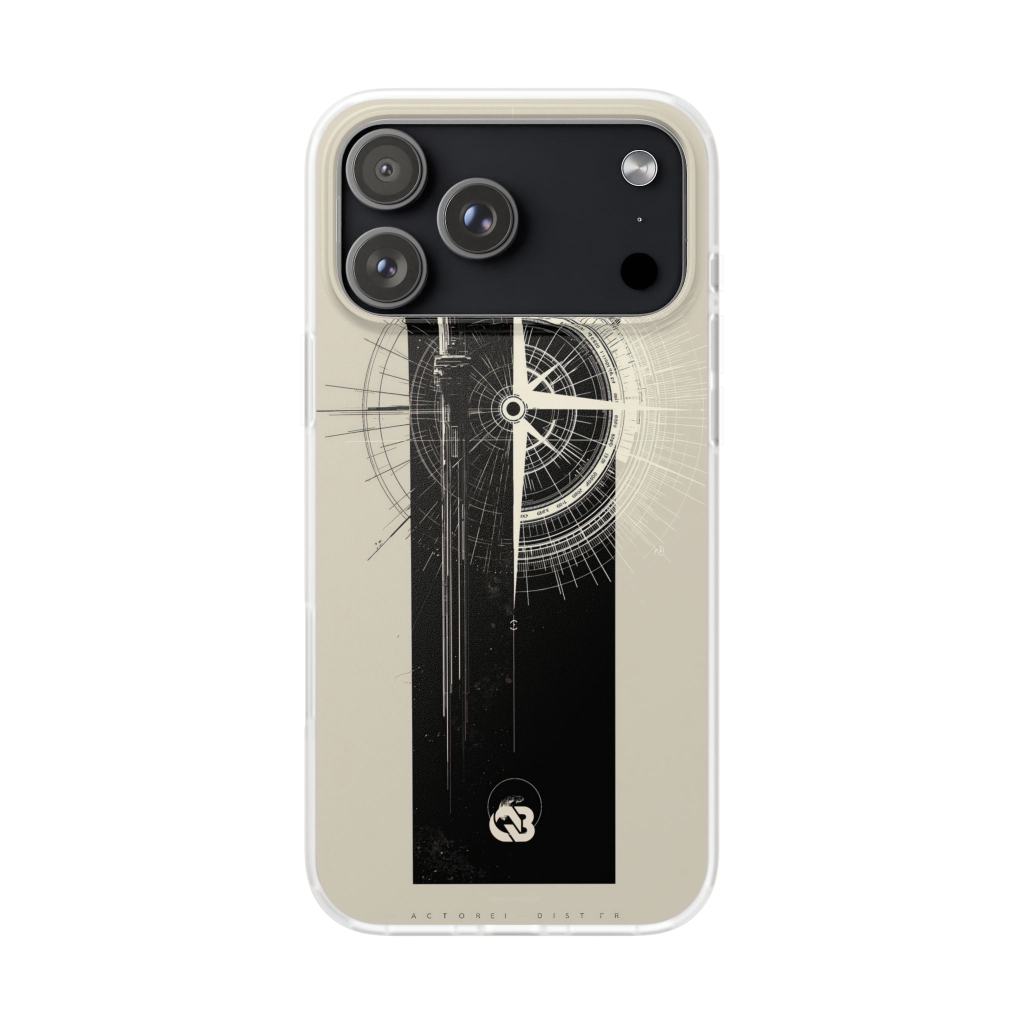 Beige Lite Phone Case for iPhone - Zenith Vector Spire