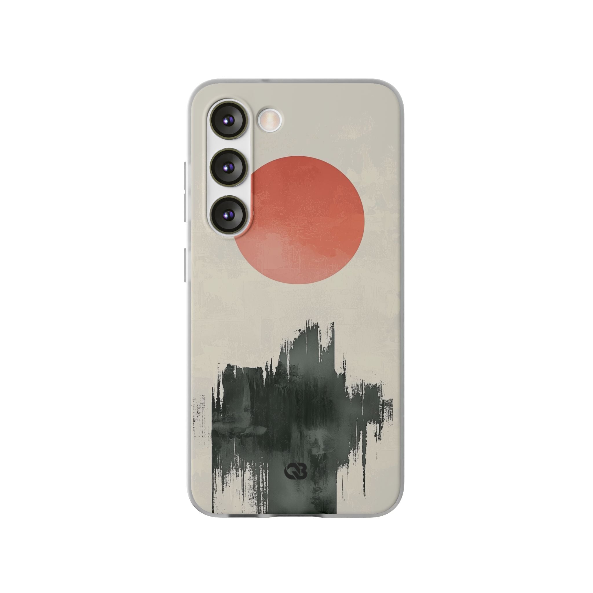 Crimson Sun Strokes · Soft Phone Case for Samsung