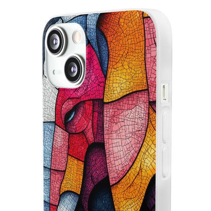 Elephant Mosaic iPhone 13 - Soft