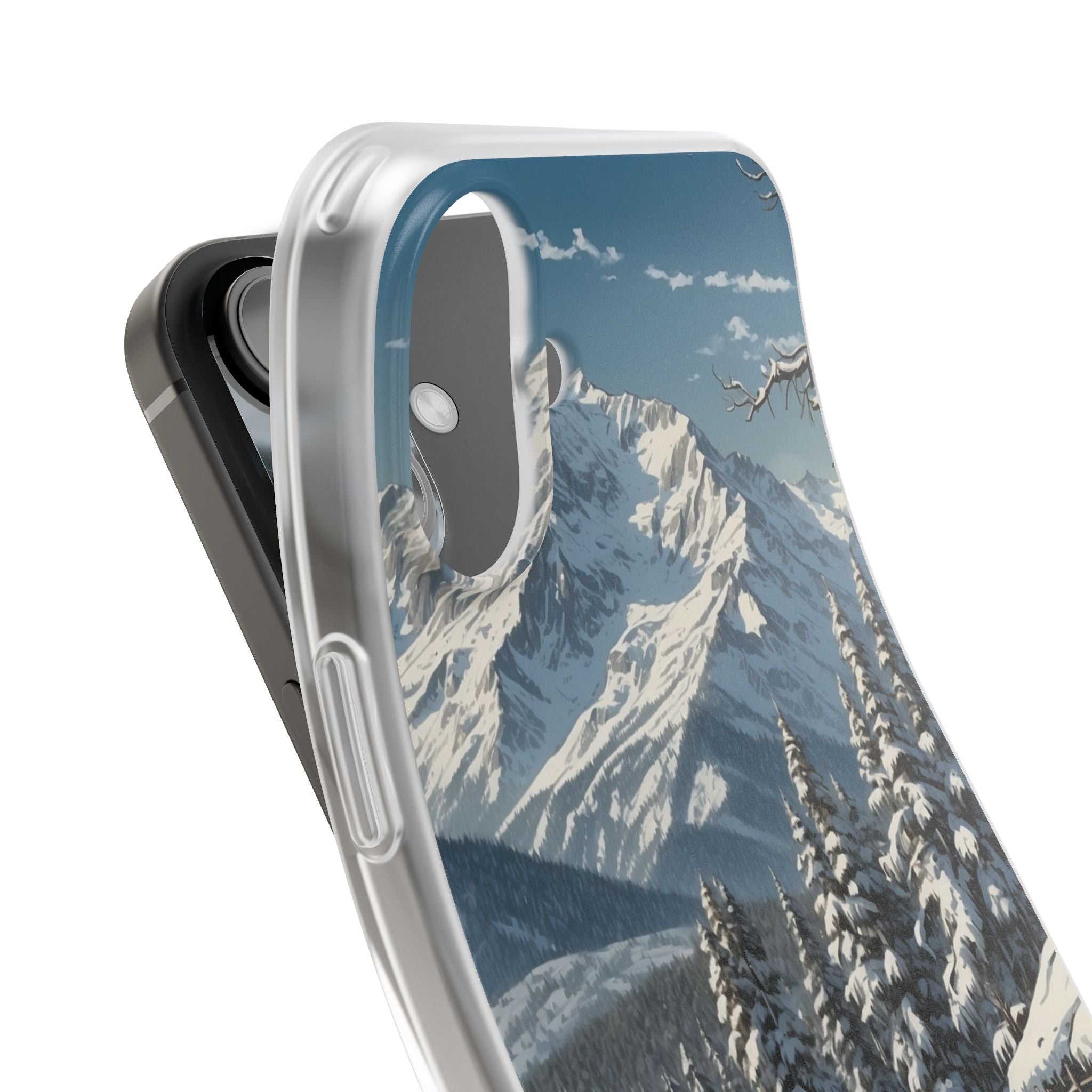 Frozen Ridge Valley · Soft Phone Case for iPhone