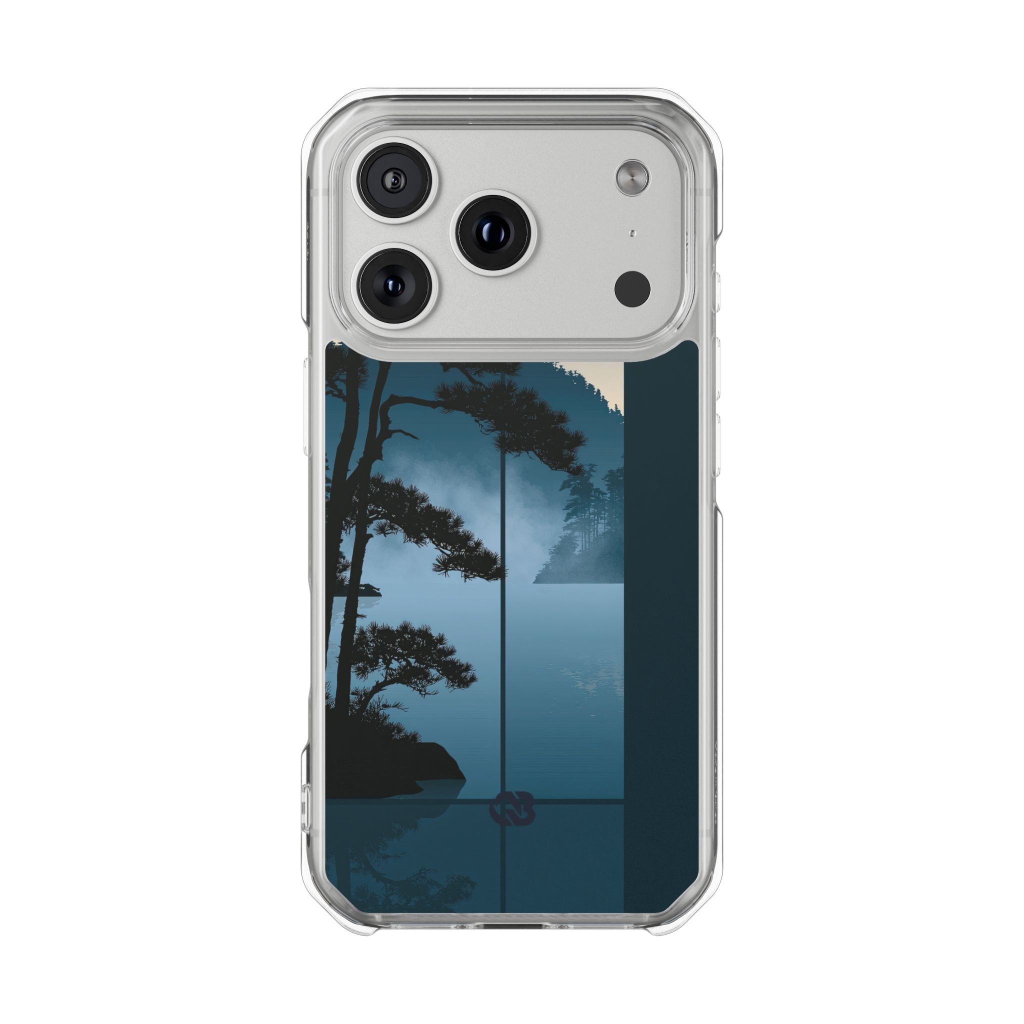 Blue Impact MagSafe Phone Case for iPhone - Kyoto Mist Pine
