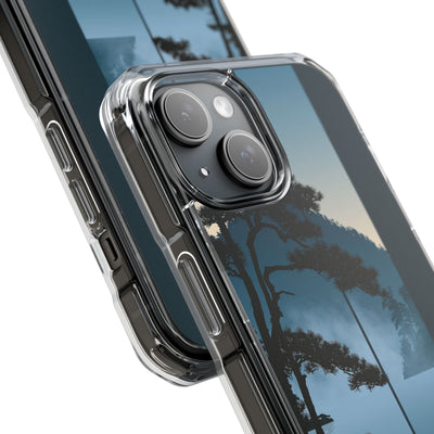 Blue Impact MagSafe Phone Case for iPhone - Kyoto Mist Pine