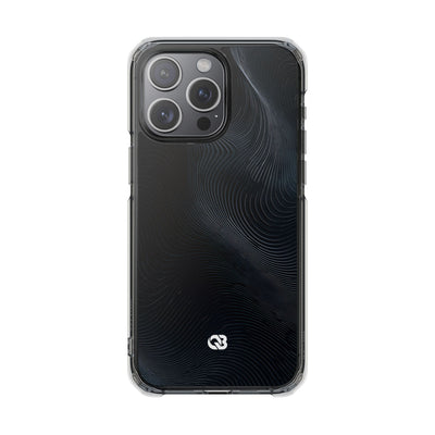 Black Impact MagSafe Phone Case for iPhone - Obsidian Ridge Flux