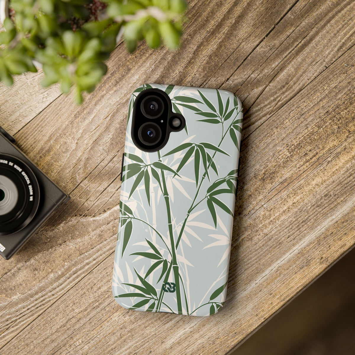 Serene Bamboo · Tough Phone Case for iPhone · Green