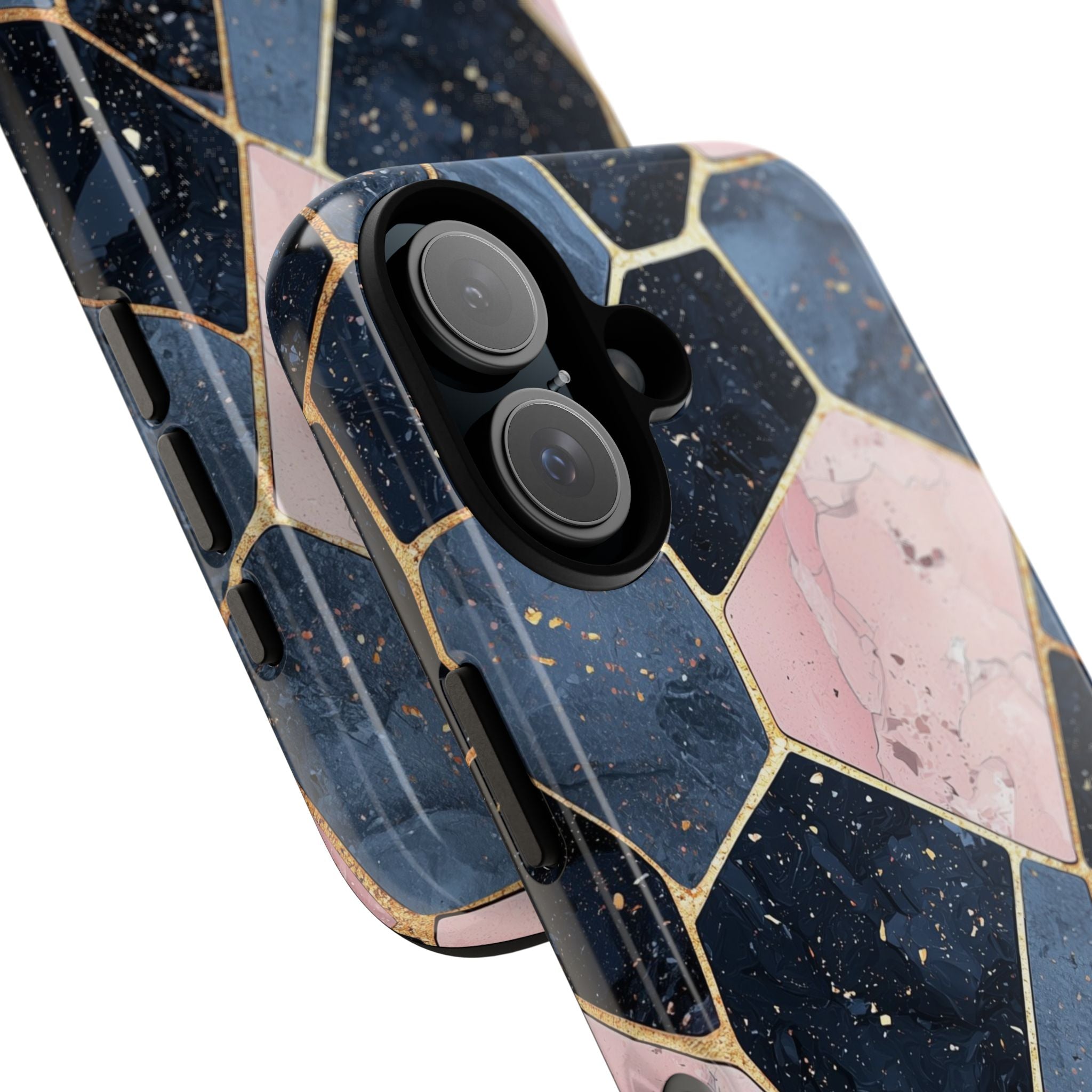 Golden Mosaic iPhone 16 Case - Tough - CASE•BOB