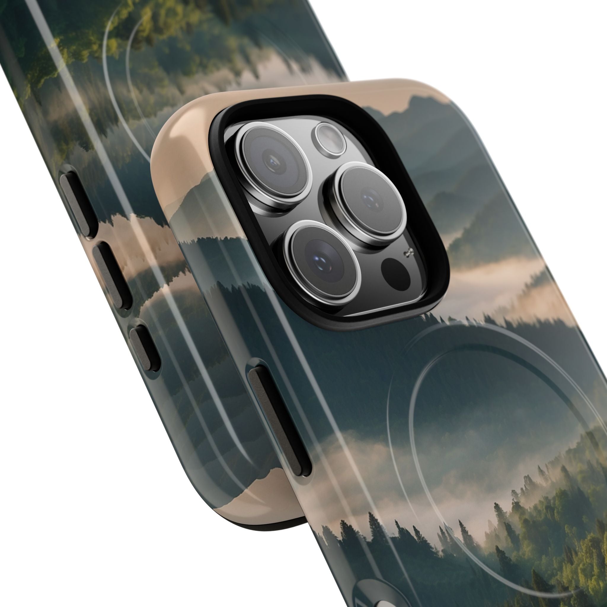 Foggy Mountain Ridge · Tough+ Hoesje voor iPhone · Magsafe