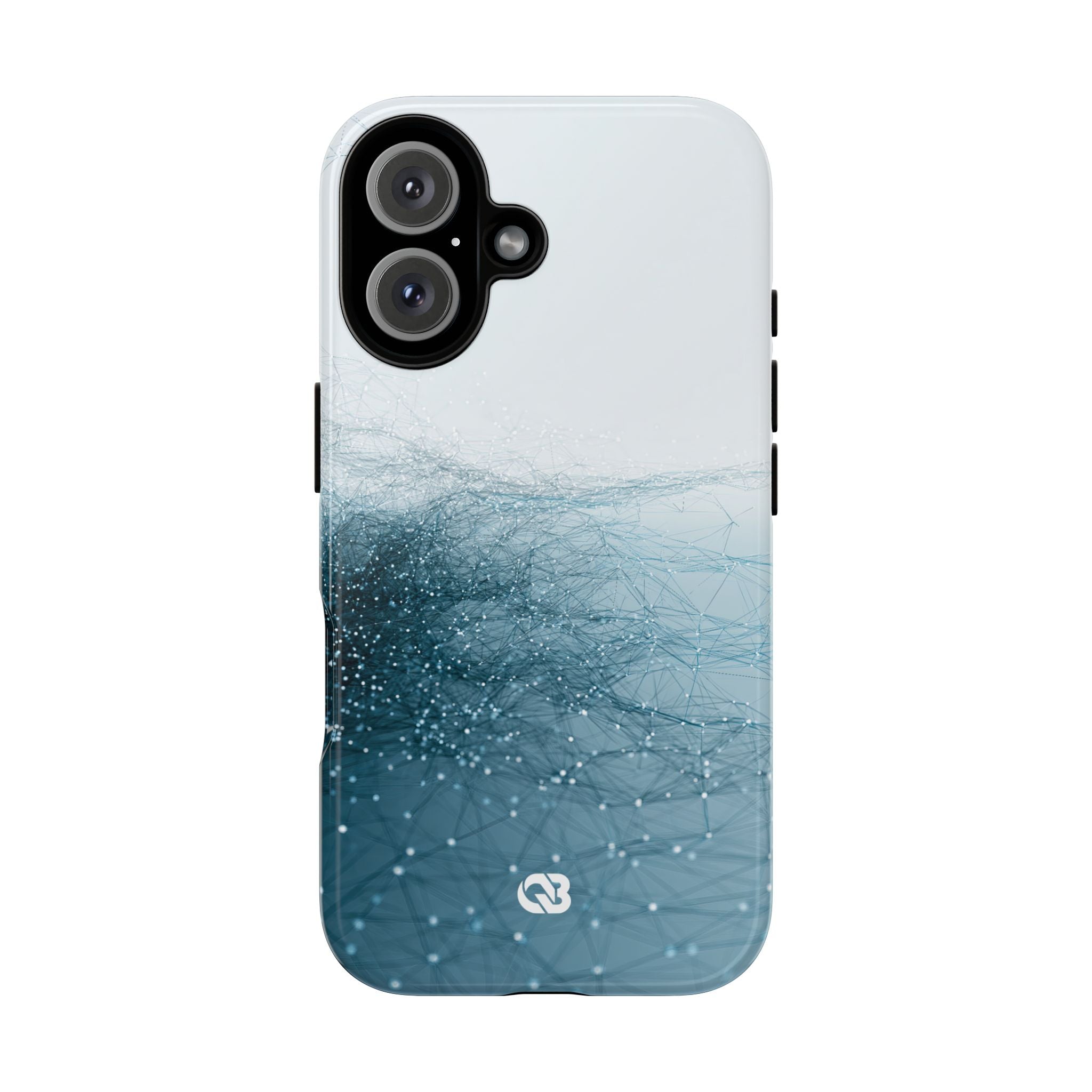 Teal Tough Phone Case for iPhone - Arctic Pulse Mesh