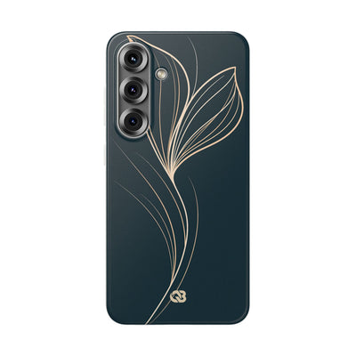 Teal Lite Phone Case for Samsung - Sandstone Silk Flora
