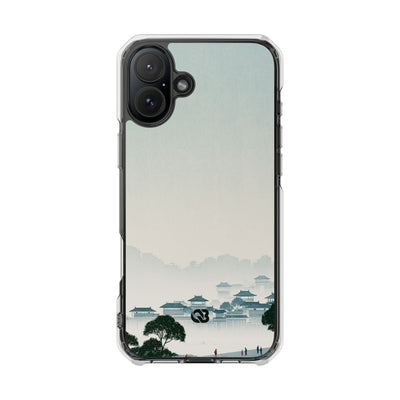 Blue Impact MagSafe Phone Case for iPhone - Mist Valley Pagoda