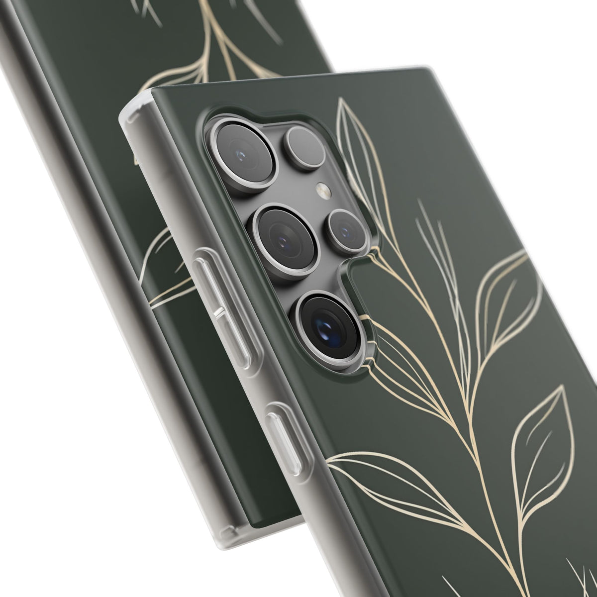 Minimal Botanical Stem · Lite Phone Case for Samsung · Green