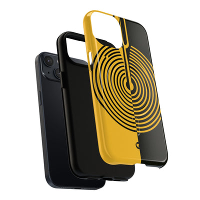 Yellow Tough 2.0 Magsafe Phone Case for iPhone - Voltage Sector Pulse