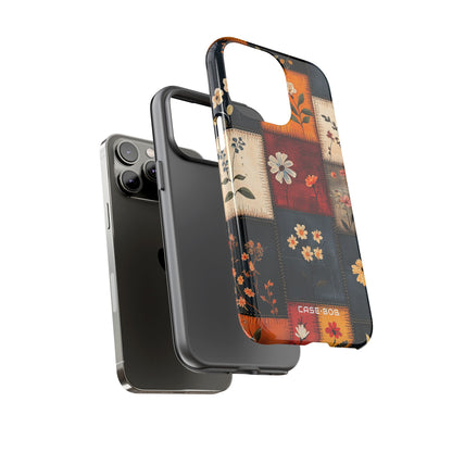 Patchwork Blooms iPhone 14 Pro Max Case - Tough