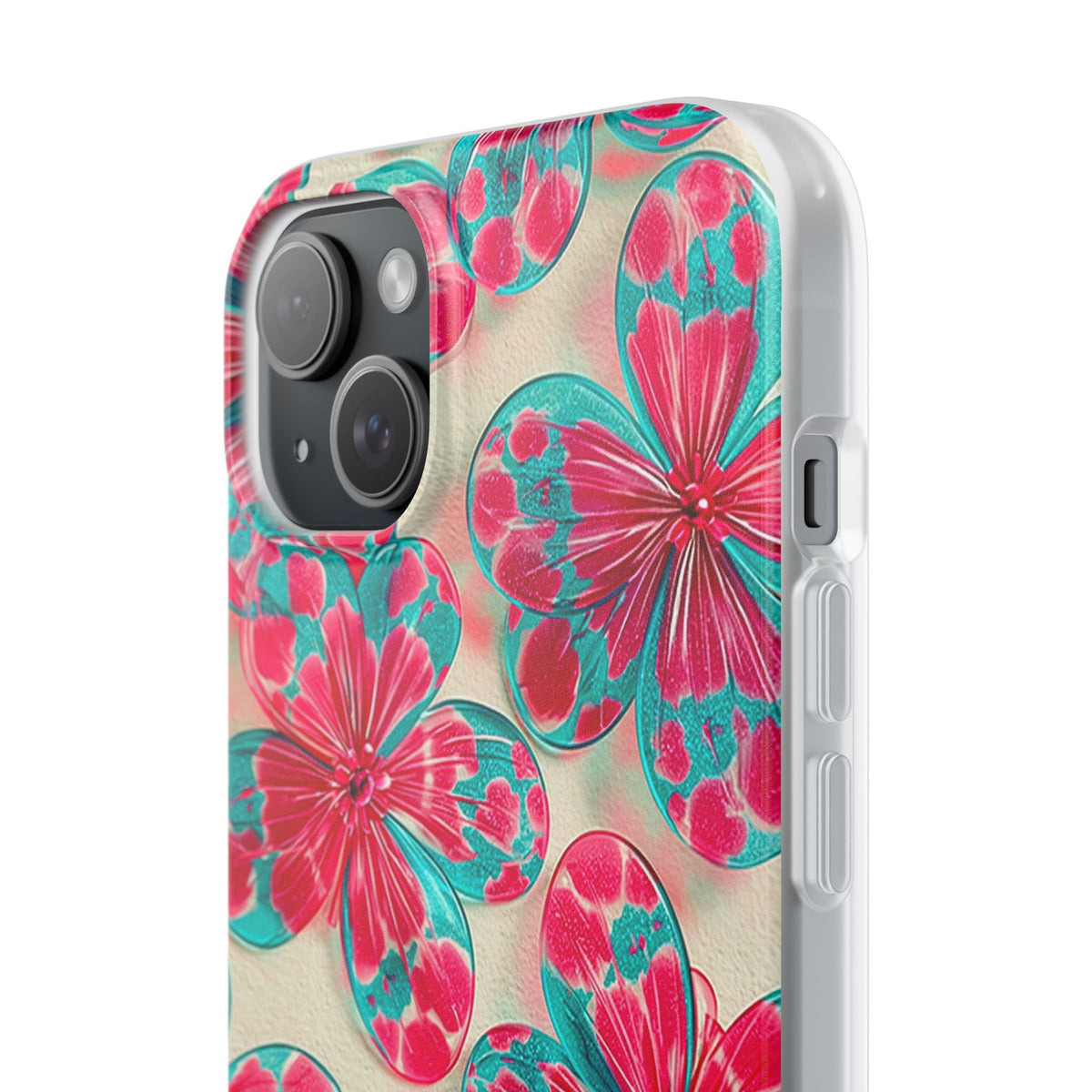Lucite Jelly Bloom · Lite Phone Case for iPhone ·  Pink