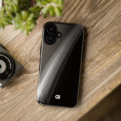 Black Tough Phone Case for iPhone - Linear Velocity Beam