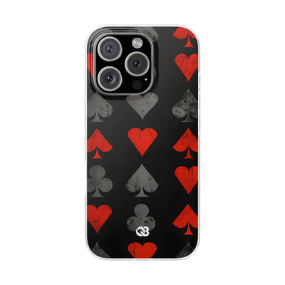 Crimson Ash Suits · Soft Custodia per iPhone