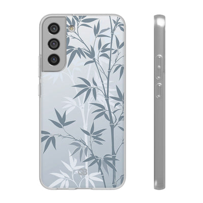 Blue Lite Phone Case for Samsung - Slate Bamboo Shadow