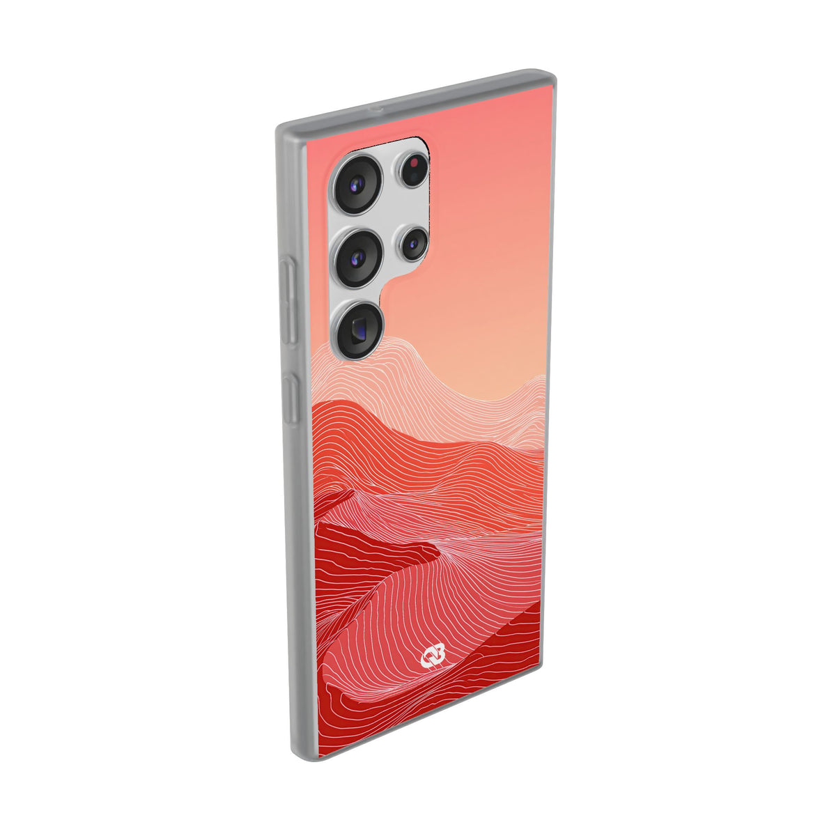 Coral Ridge Contours · Lite Phone Case for Samsung · Red
