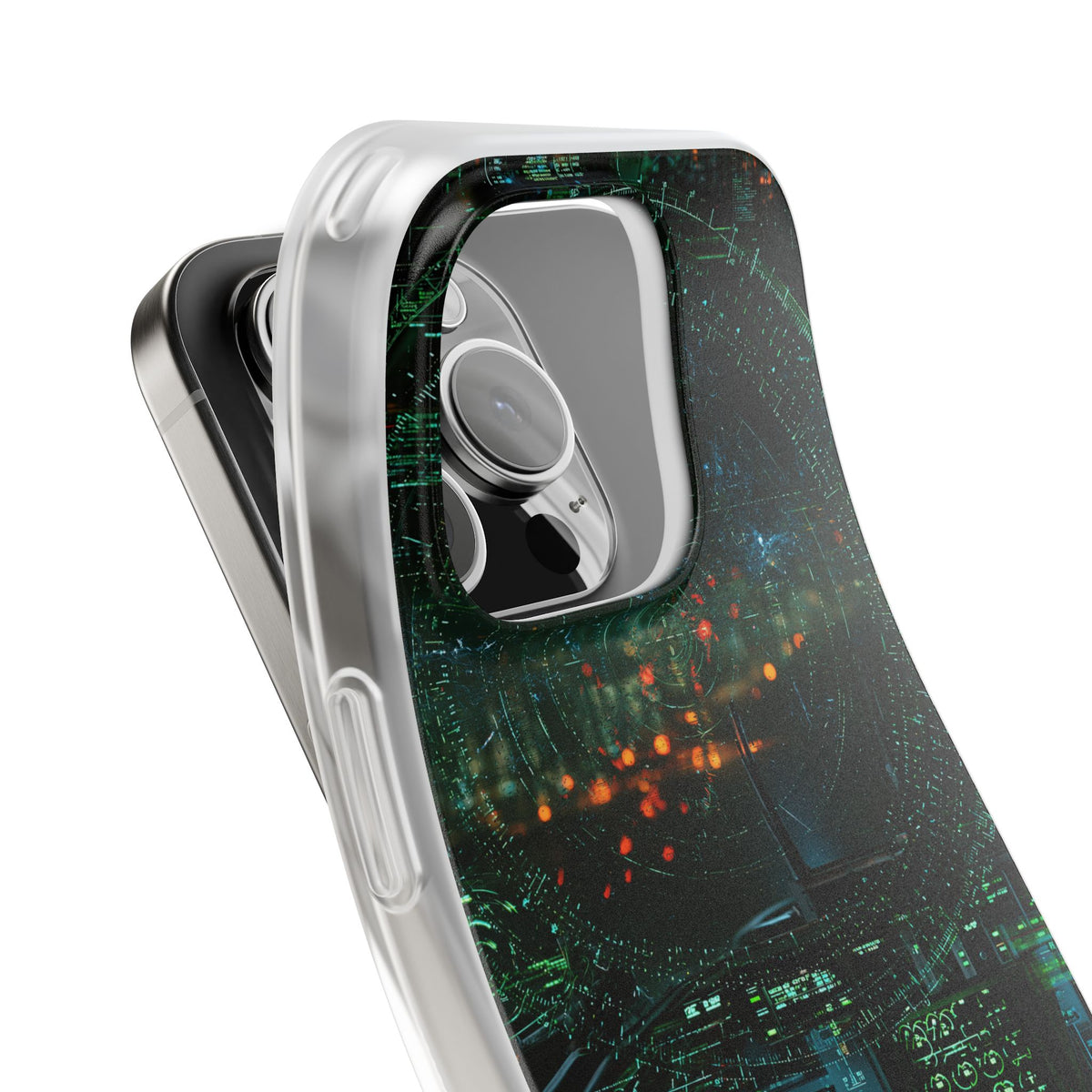 Tactical Avionics HUD · Lite Phone Case for iPhone ·  Green