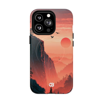 Orange Tough 2.0 Magnetic Phone Case for iPhone - Crimson Ridge Flight