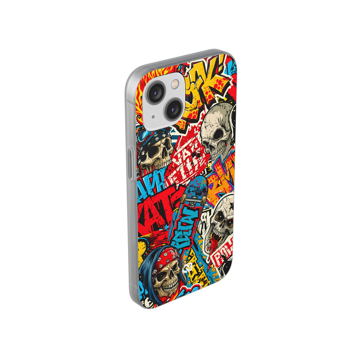 Skate Skull Riot · Lite Phone Case for iPhone ·  Red