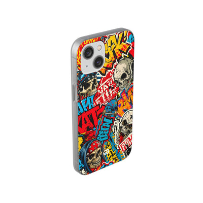 Skate Skull Riot · Lite Phone Case for iPhone ·  Red