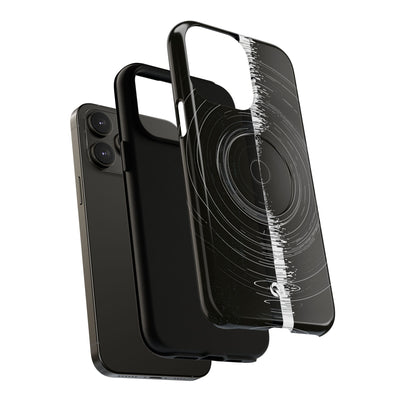 Black Tough 2.0 Magsafe Phone Case for iPhone - Obsidian Orbital Signal