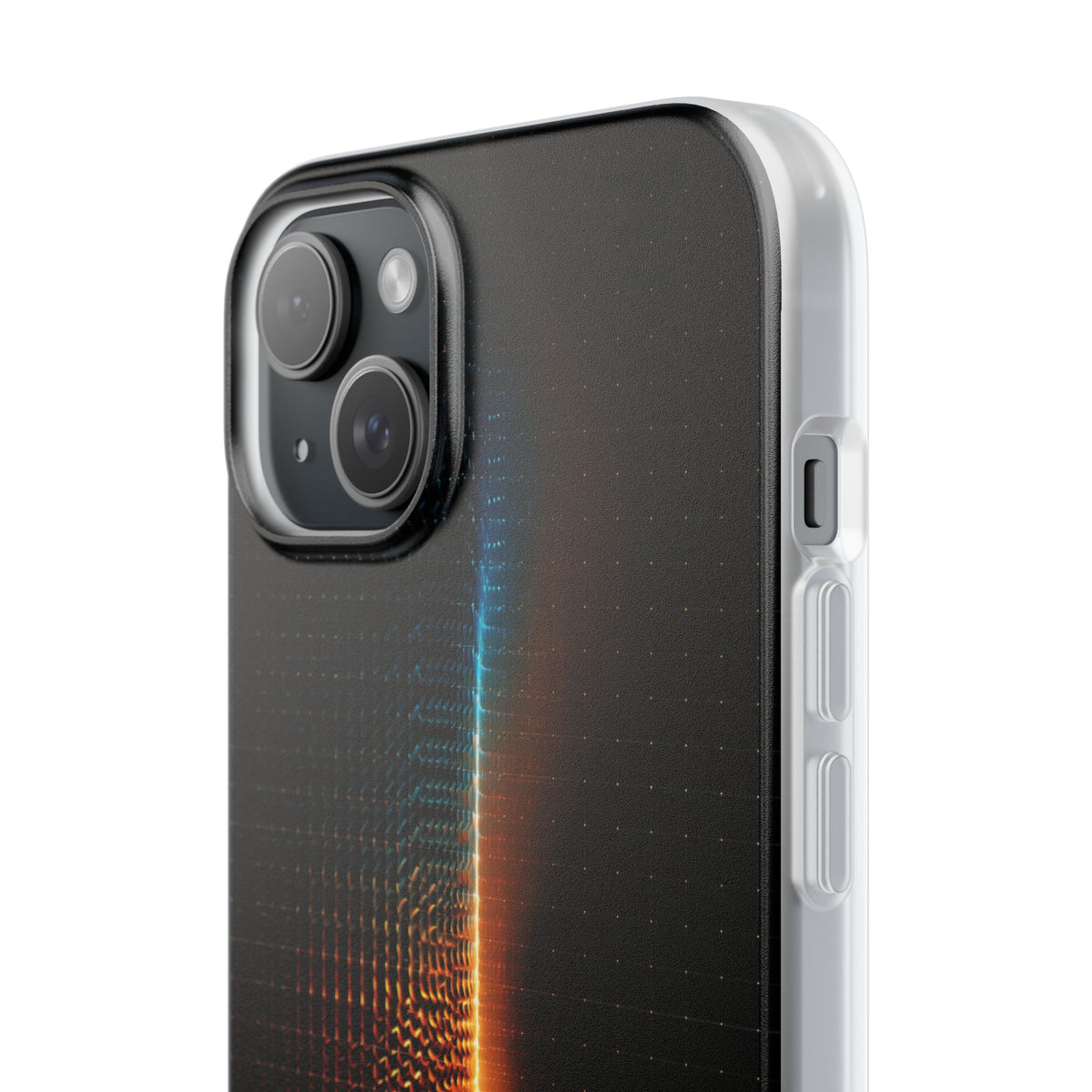 Luminous Refraction Grid · Lite Phone Case for iPhone ·  Black