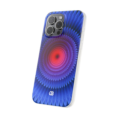Radial Spectrum Bloom · Lite Phone Case for iPhone ·  Blue