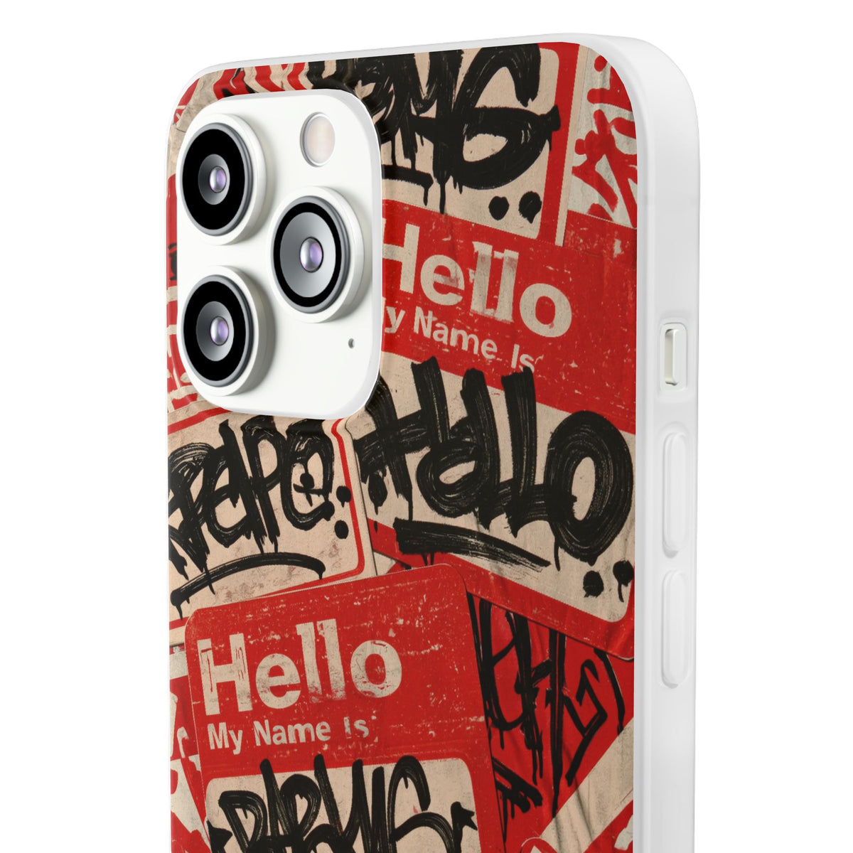 Slap Tag Collage · Lite Phone Case for iPhone ·  Red