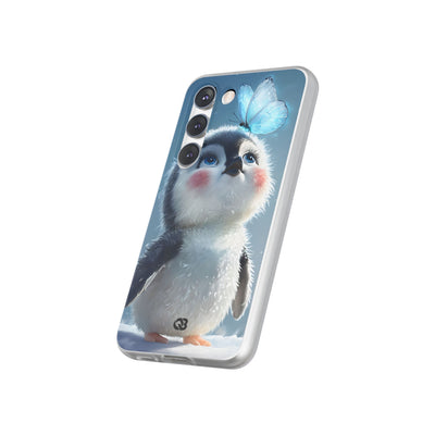 Frosty Penguin Glow · Soft Phone Case for Samsung