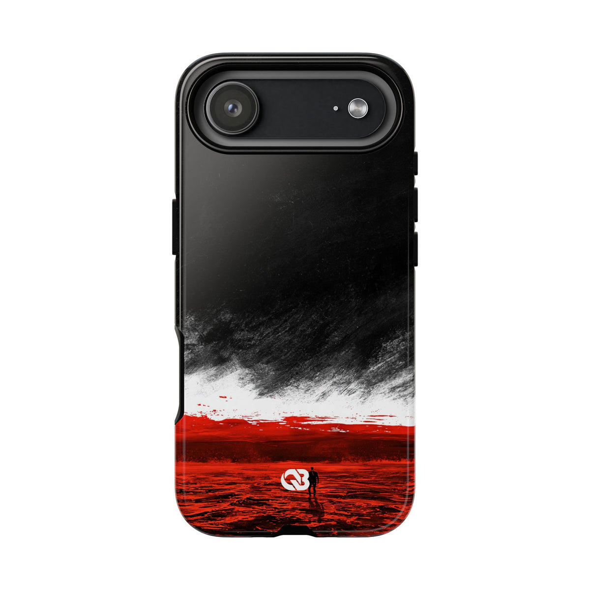 Crimson Void · Tough Phone Case for iPhone · Black