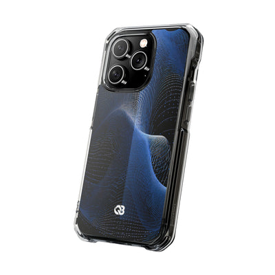 Blue Impact MagSafe Phone Case for iPhone - Electric Blue Flux