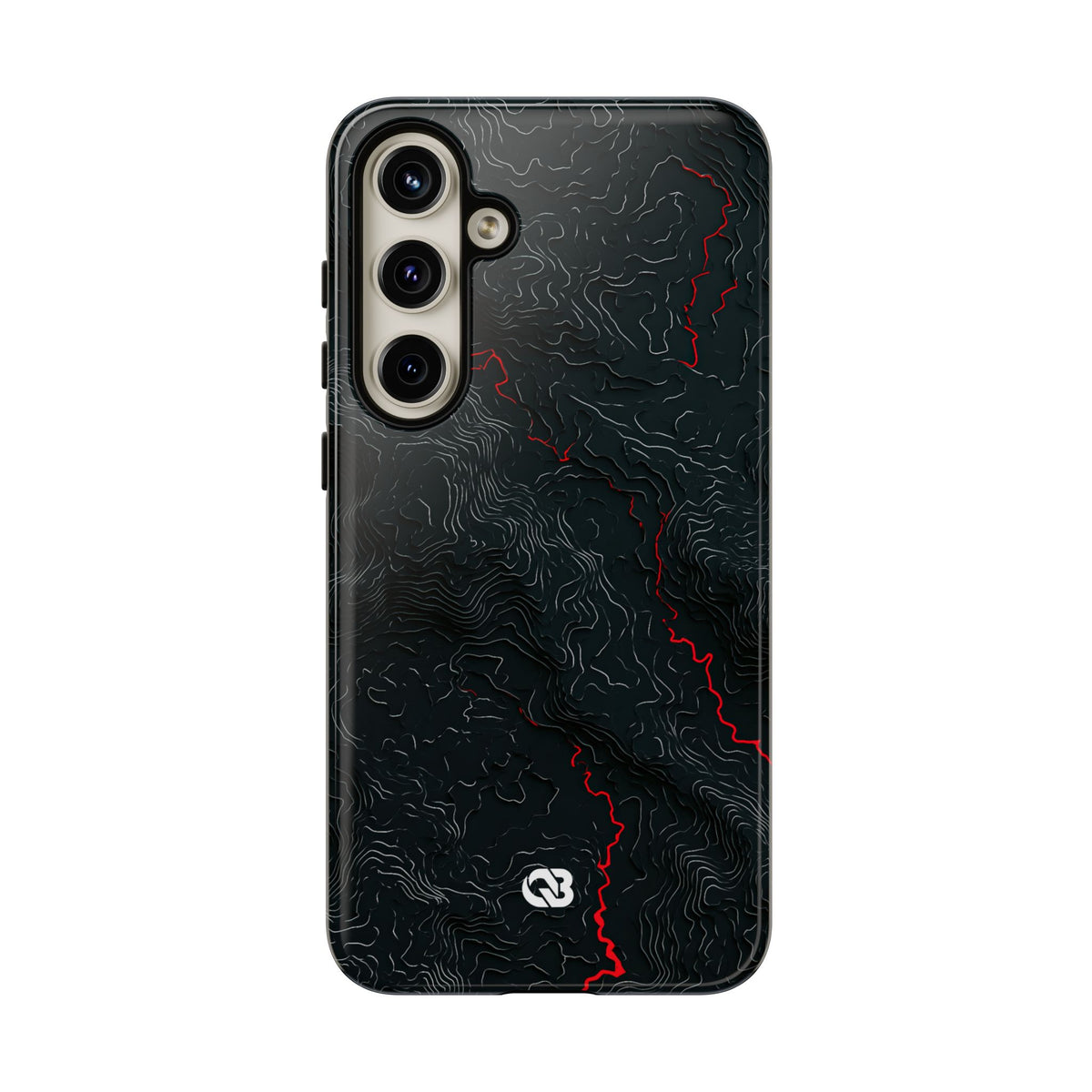 Crimson Rift · Tough Phone Case for Samsung · Black