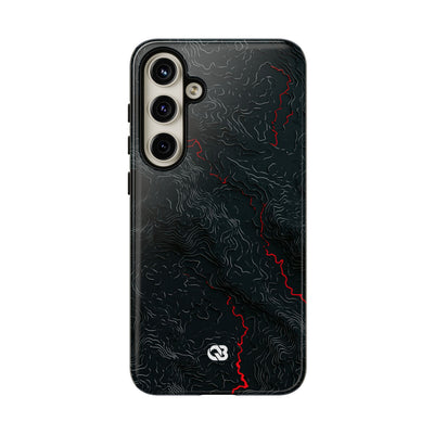 Crimson Rift · Tough Phone Case for Samsung · Black