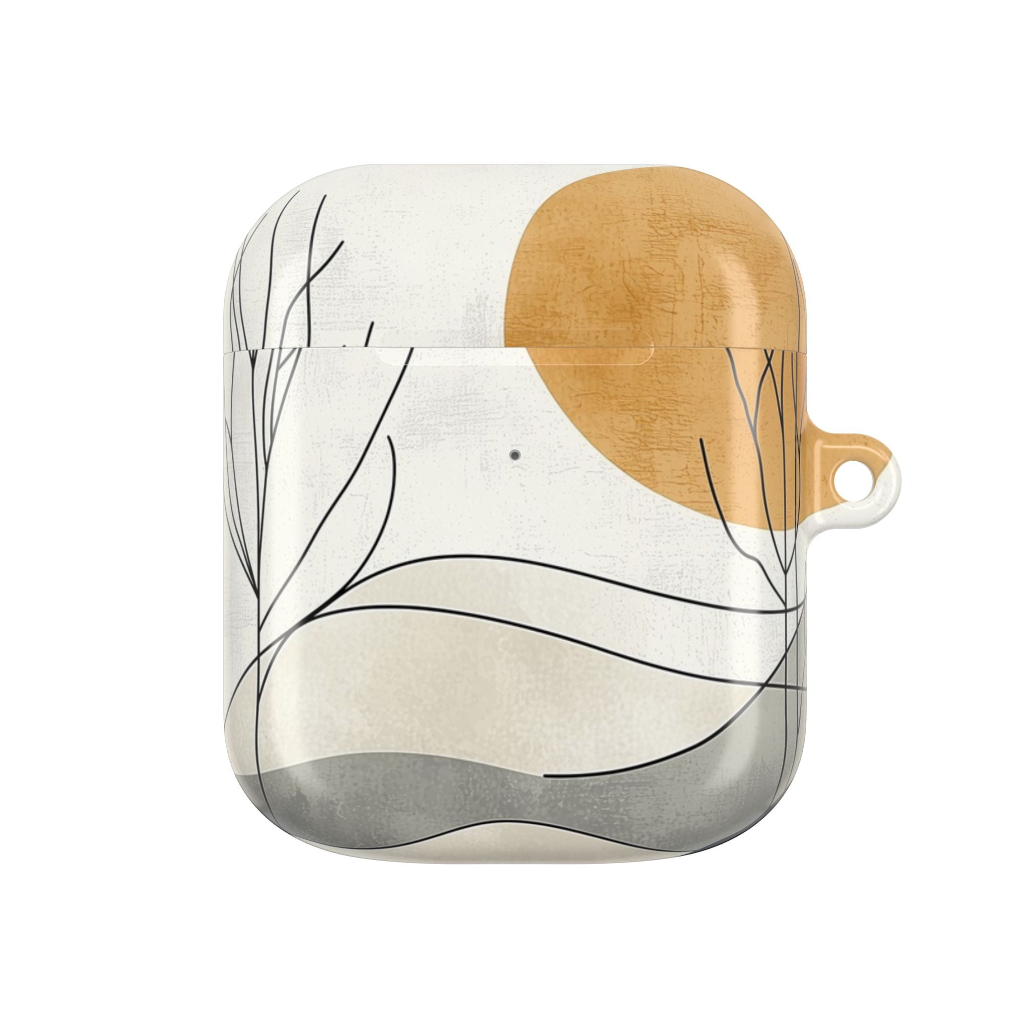 Orange Eclipse Trees - AirPods Case