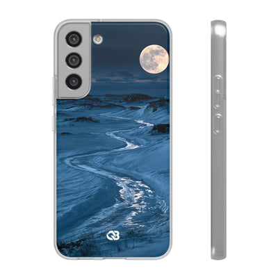 Arctic Moon Drift · Lite Phone Case for Samsung · Blue