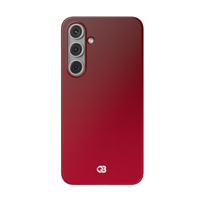Red Lite Phone Case for Samsung - Crimson Velvet Fade