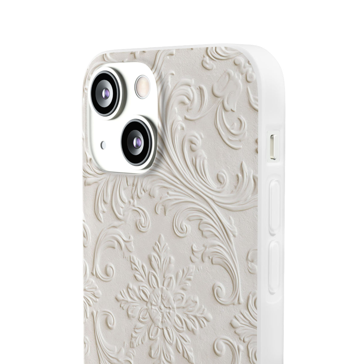 Sculpted Acanthus Relief · Lite Phone Case for iPhone ·  White
