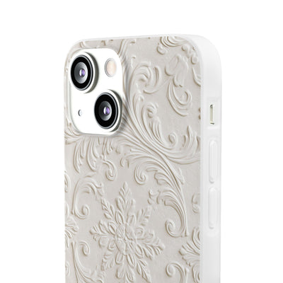 Sculpted Acanthus Relief · Lite Phone Case for iPhone ·  White