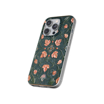 Florentine Rose Arabesque · Lite Phone Case for iPhone ·  Green