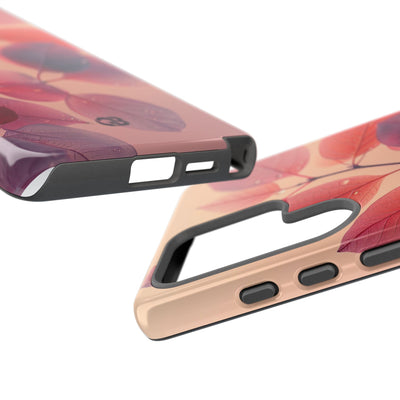 Dewy Magenta Foliage · Tough Phone Case for Samsung
