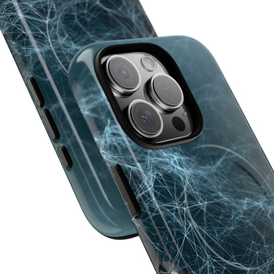 Teal Tough 2.0 Magsafe Phone Case for iPhone - Arctic Neural Mesh