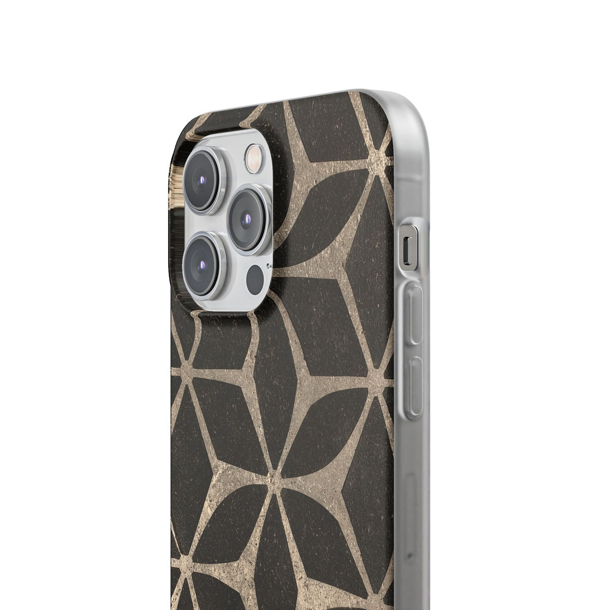 Concrete Mosaic Star · Lite Phone Case for iPhone ·  Black