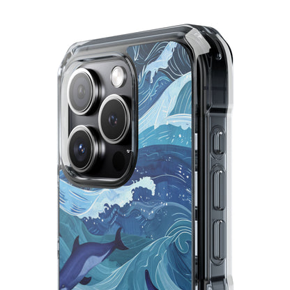 Dolphin Waves iPhone 15 Pro Case - Impact